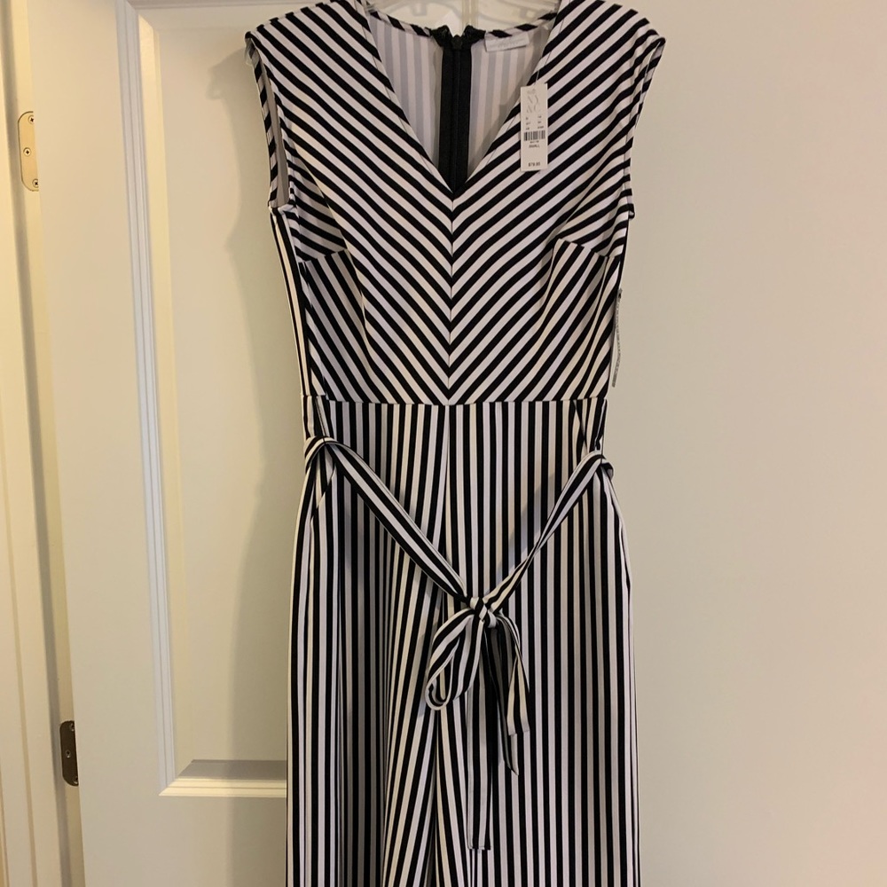 New York & Company Black &White romper or jumpsuit